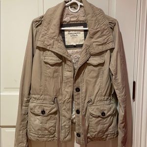 Abercrombie & Fitch faux fur lined jacket